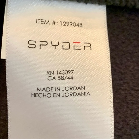 Spyder Men's Outbound 1/2 Zip Gray Pull Over Jacket / Sweater sz L - Picture 12 of 15